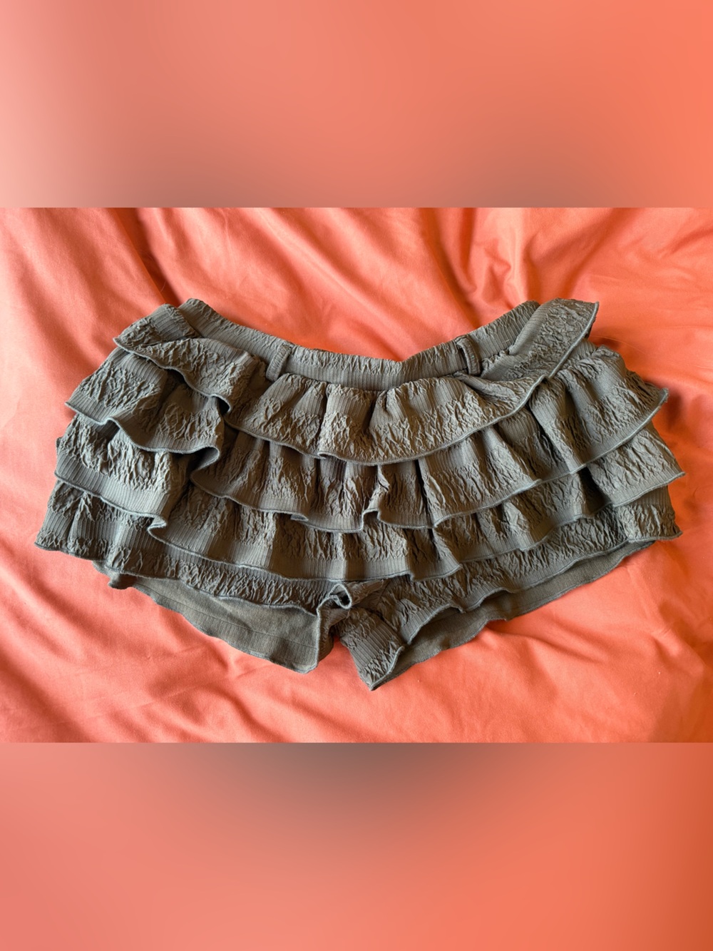 Brown frill bloomers